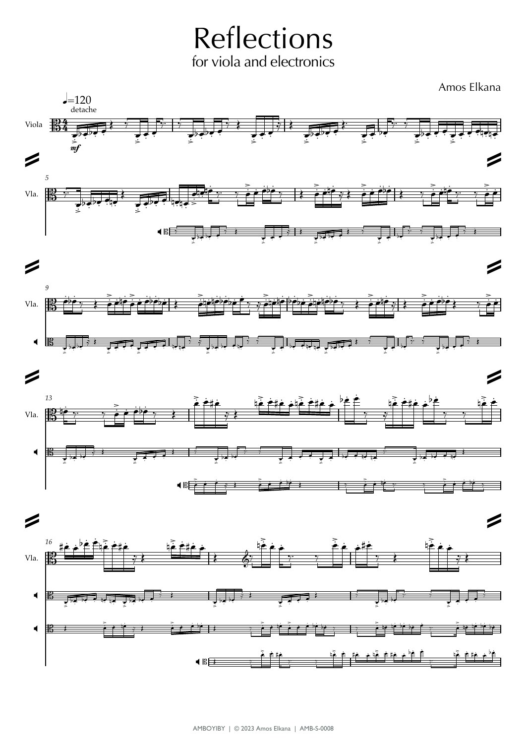Sample page from Reflections