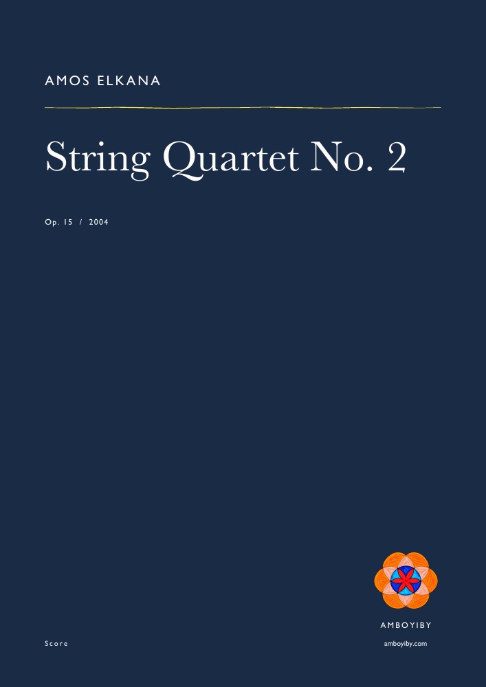 String Quartet No. 2 · Op. 15